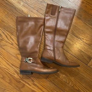 Anne Klein Leather Riding Boots
